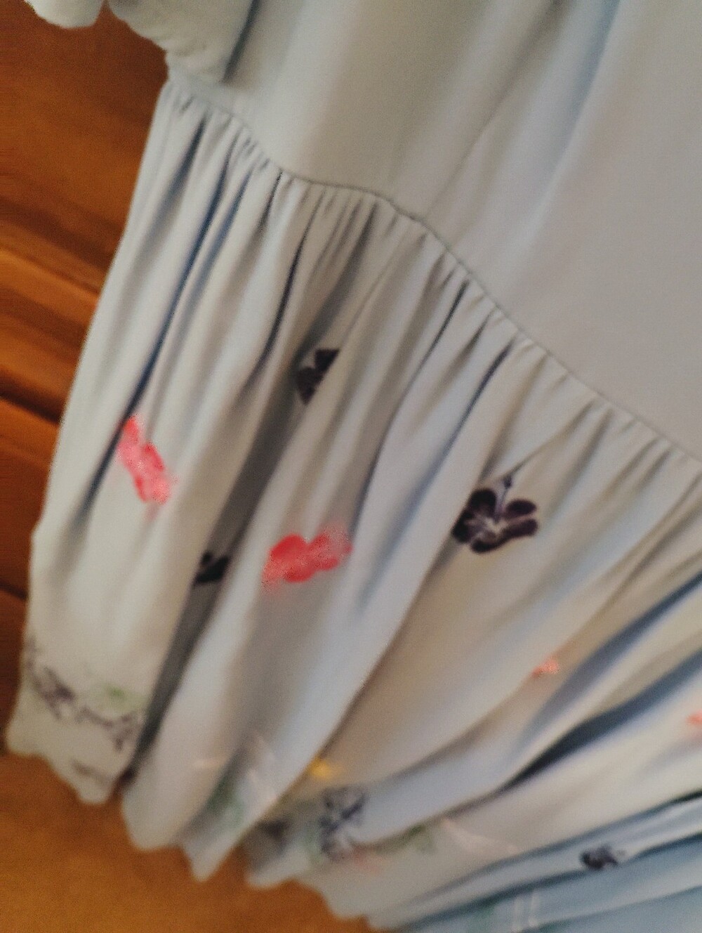 Box Lunch/Disney Light Blue Lilo & Stitch Embroidered Midi Dress - Sz 2 - Picture 2 of 8